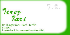 terez kari business card